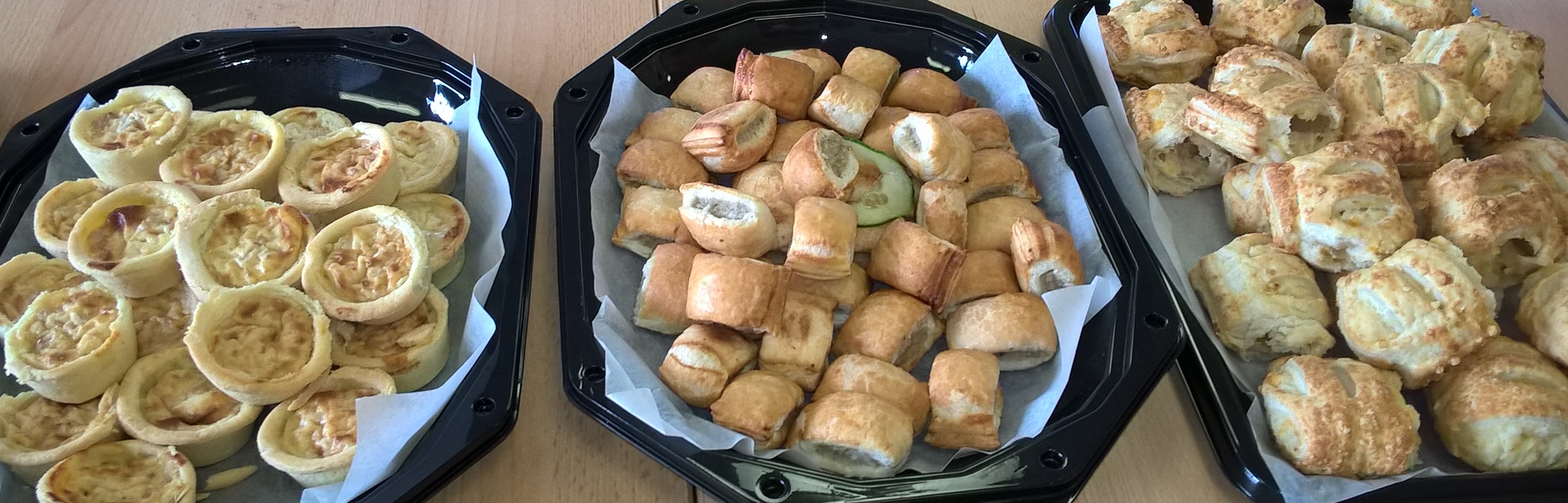 selection of sausage rolls